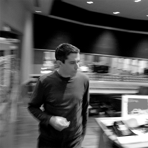 Colin O'Malley in the studio Colin O'Malley in the studio